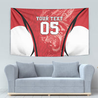 Custom South Korea Football 2026 Tapestry Taegeuk Warriors Spirit Sporty Style