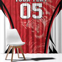 Custom South Korea Football 2026 Window Curtain Taegeuk Warriors Spirit Sporty Style