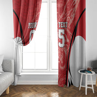 Custom South Korea Football 2026 Window Curtain Taegeuk Warriors Spirit Sporty Style