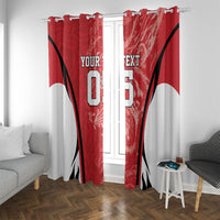 Custom South Korea Football 2026 Window Curtain Taegeuk Warriors Spirit Sporty Style