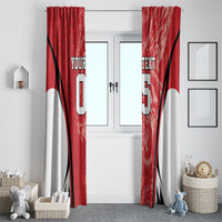 Custom South Korea Football 2026 Window Curtain Taegeuk Warriors Spirit Sporty Style