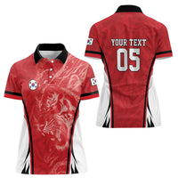 Custom South Korea Football 2026 Women Polo Shirt Taegeuk Warriors Spirit Sporty Style