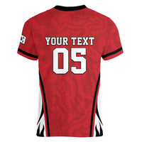 Custom South Korea Football 2026 Women V-Neck T-Shirt Taegeuk Warriors Spirit Sporty Style