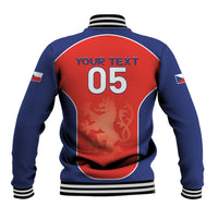Custom Czechia Football 2026 Baseball Jacket National Lion Unique Style