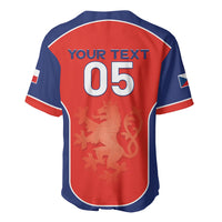 Custom Czechia Football 2026 Baseball Jersey National Lion Unique Style
