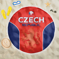 Czechia Football 2026 Beach Blanket National Lion Unique Style