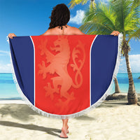 Czechia Football 2026 Beach Blanket National Lion Unique Style