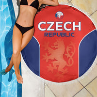 Czechia Football 2026 Beach Blanket National Lion Unique Style