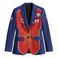Custom Czechia Football 2026 Blazer National Lion Unique Style