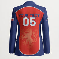Custom Czechia Football 2026 Blazer National Lion Unique Style