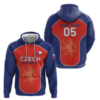 Custom Czechia Football 2026 Hoodie National Lion Unique Style