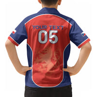 Custom Czechia Football 2026 Kid Hawaiian Shirt National Lion Unique Style LT05