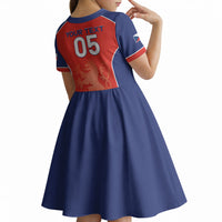 Custom Czechia Football 2026 Kid Short Sleeve Dress National Lion Unique Style