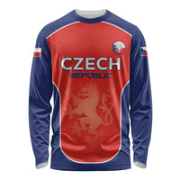 Custom Czechia Football 2026 Long Sleeve Shirt National Lion Unique Style