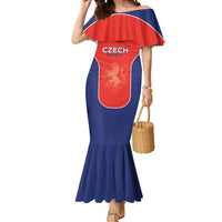 Custom Czechia Football 2026 Mermaid Dress National Lion Unique Style