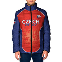 Custom Czechia Football 2026 Padded Jacket National Lion Unique Style