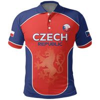 Custom Czechia Football 2026 Polo Shirt National Lion Unique Style