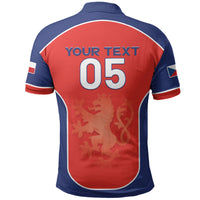 Custom Czechia Football 2026 Polo Shirt National Lion Unique Style