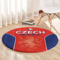 Czechia Football 2026 Round Carpet National Lion Unique Style