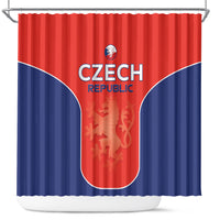 Czechia Football 2026 Shower Curtain National Lion Unique Style