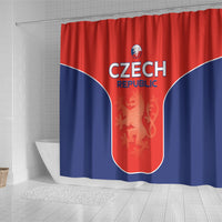 Czechia Football 2026 Shower Curtain National Lion Unique Style