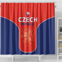 Czechia Football 2026 Shower Curtain National Lion Unique Style