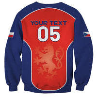 Custom Czechia Football 2026 Sweatshirt National Lion Unique Style