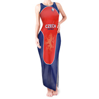Custom Czechia Football 2026 Tank Maxi Dress National Lion Unique Style