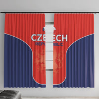 Czechia Football 2026 Window Curtain National Lion Unique Style