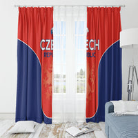 Czechia Football 2026 Window Curtain National Lion Unique Style