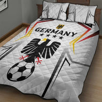 Germany 2024 Football Quilt Bed Set Go Champions Nationalelf White Version LT05 - Wonder Print Shop