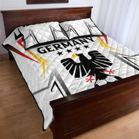 Germany 2024 Football Quilt Bed Set Go Champions Nationalelf White Version LT05 - Wonder Print Shop