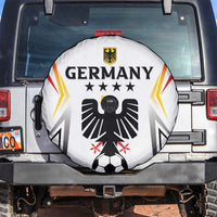 Germany 2024 Football Spare Tire Cover Go Champions Nationalelf White Version LT05 - Wonder Print Shop