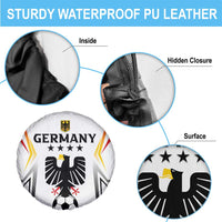 Germany 2024 Football Spare Tire Cover Go Champions Nationalelf White Version LT05 - Wonder Print Shop