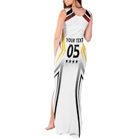 Custom Germany 2024 Football Tank Maxi Dress Go Champions Nationalelf White Version LT05 - Wonder Print Shop