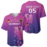 Custom Germany 2024 Football Baseball Jersey Go Champions Nationalelf Pink Version LT05 - Wonder Print Shop