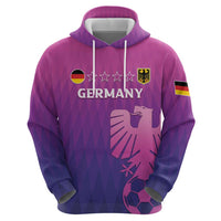 Custom Germany 2024 Football Hoodie Go Champions Nationalelf Pink Version LT05 - Wonder Print Shop