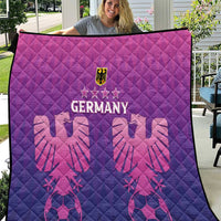 Germany 2024 Football Quilt Go Champions Nationalelf Pink Version LT05 - Wonder Print Shop