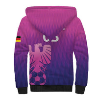 Custom Germany 2024 Football Sherpa Hoodie Go Champions Nationalelf Pink Version LT05 - Wonder Print Shop