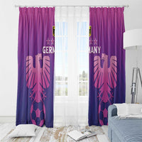 Germany 2024 Football Window Curtain Go Champions Nationalelf Pink Version LT05 - Wonder Print Shop