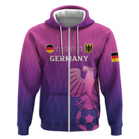 Custom Germany 2024 Football Zip Hoodie Go Champions Nationalelf Pink Version LT05 - Wonder Print Shop