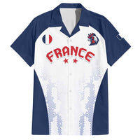 Custom France 2024 Football Family Matching Off Shoulder Maxi Dress and Hawaiian Shirt Go Champions Les Bleus LT05 - Wonder Print Shop