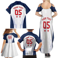 Custom France 2024 Football Family Matching Summer Maxi Dress and Hawaiian Shirt Go Champions Les Bleus LT05 - Wonder Print Shop