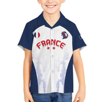 Custom France 2024 Football Family Matching Summer Maxi Dress and Hawaiian Shirt Go Champions Les Bleus LT05 - Wonder Print Shop