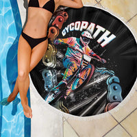 Cycopath Funny Cycling Beach Blanket Cycling lovers - Wonder Print Shop