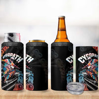 Cycopath Funny Cycling 4 in 1 Can Cooler Tumbler Cycling lovers - Wonder Print Shop
