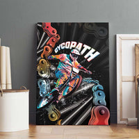 Cycopath Funny Cycling Canvas Wall Art Cycling lovers - Wonder Print Shop