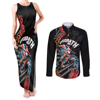 Cycopath Funny Cycling Couples Matching Tank Maxi Dress and Long Sleeve Button Shirt Cycling lovers - Wonder Print Shop