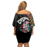 Cycopath Funny Cycling Family Matching Off Shoulder Short Dress and Hawaiian Shirt Cycling lovers - Wonder Print Shop