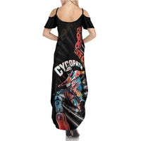 Cycopath Funny Cycling Family Matching Summer Maxi Dress and Hawaiian Shirt Cycling lovers - Wonder Print Shop